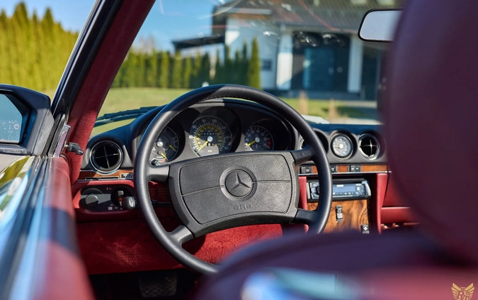 Mercedes-Benz SL cena 119000 przebieg: 166240, rok produkcji 1986 z Słubice małe 596